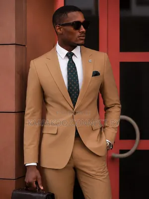 Premium Camel Brown Executive Suit