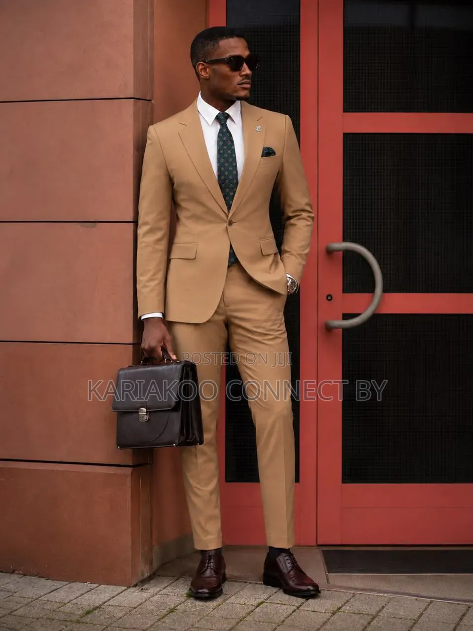 Premium Camel Brown Executive Suit
