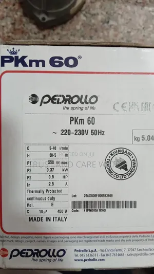 Pedrollo Surface Pump 0.5hp No.1