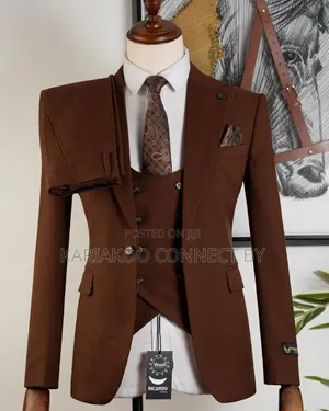 The Chocolate Executive 3-Piece Suit