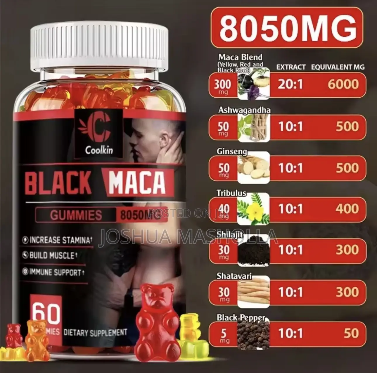 Black Maca Gummies