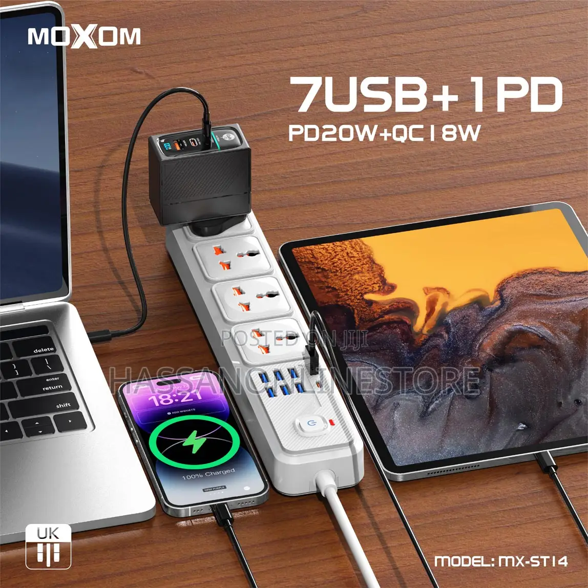 Moxom Mx-st14 Heavy-duty 12-in-1 Power Strip