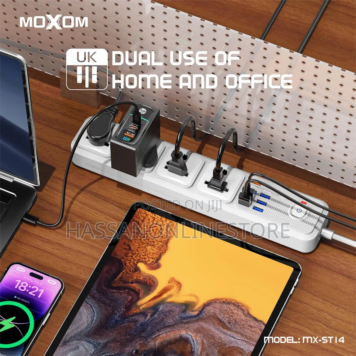 Moxom Mx-st14 Heavy-duty 12-in-1 Power Strip