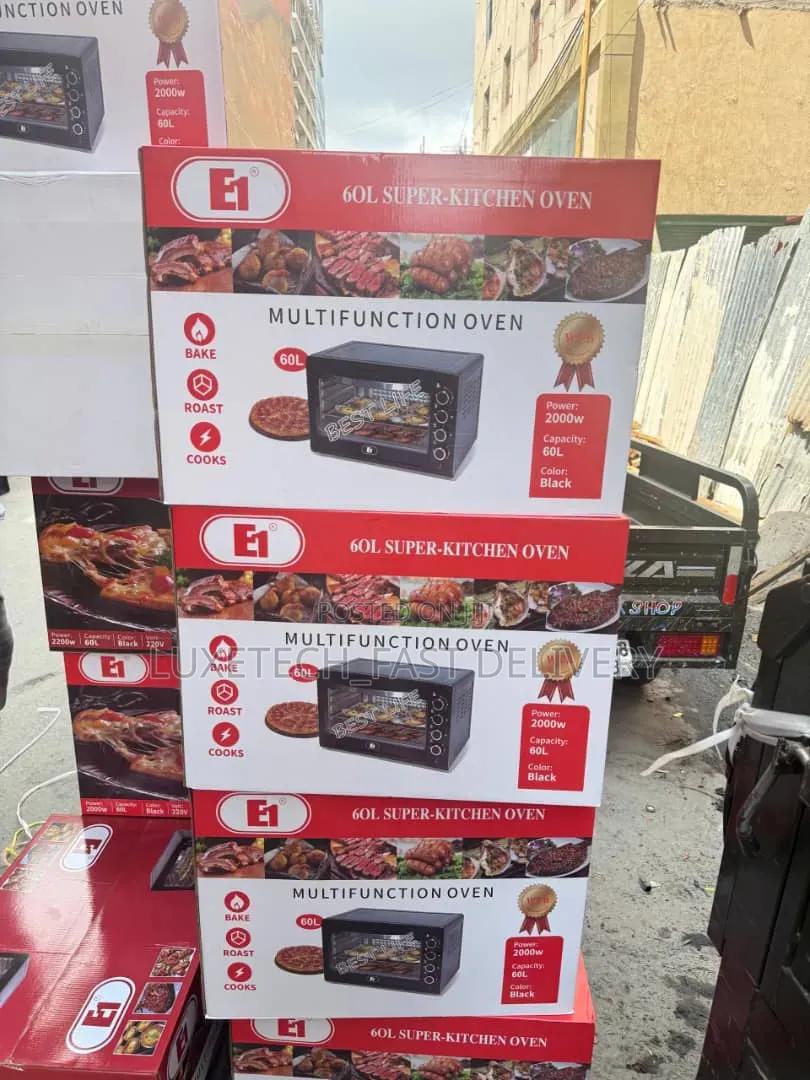 E1 Multifunctional Electric Oven 60 Litres With Rotisserie