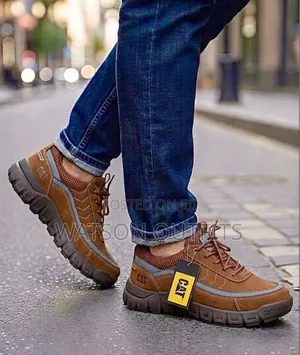 Materials Brand New Caterpillar Men's Casual Shoes Smartly Leathered