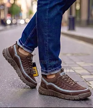 Materials Brand New Caterpillar Men's Casual Shoes Smartly Leathered