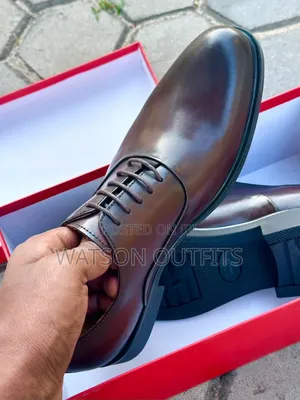 Men's Leather Shoes 2 Colours Materials Very Classical