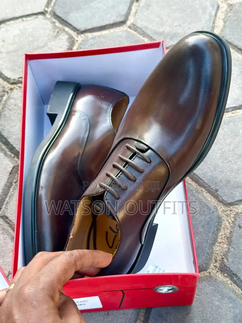 Men's Leather Shoes 2 Colours Materials Very Classical