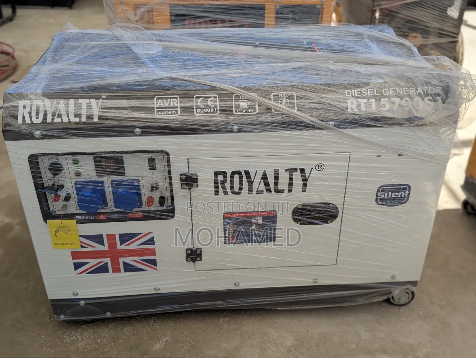 Royalty Silent Generator Rt15700s1