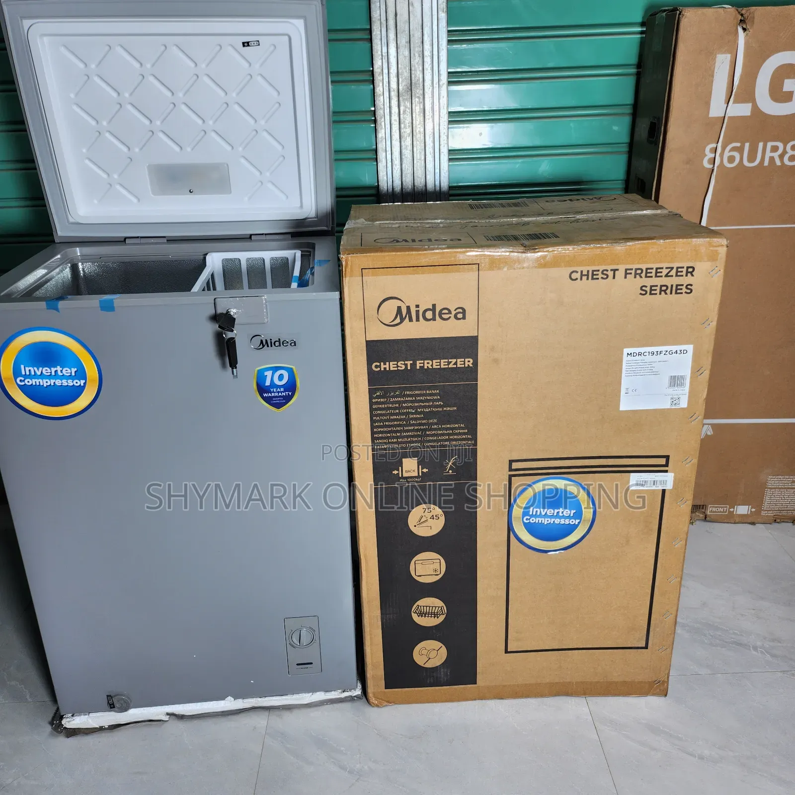 Midea Chest Freezer Single Door 99l