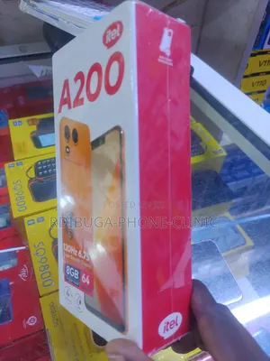 New Itel A200+ 64 GB Black