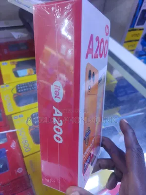 New Itel A200+ 64 GB Black