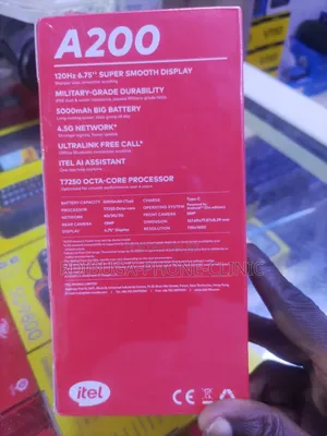 New Itel A200+ 64 GB Black