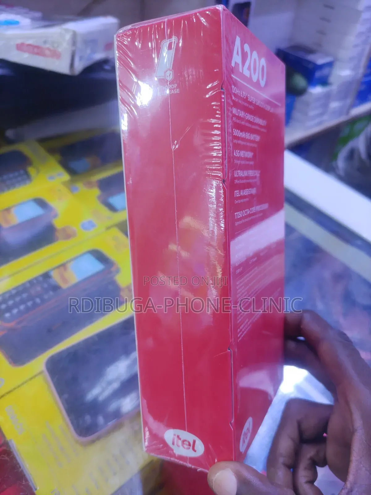New Itel A200+ 64 GB Black