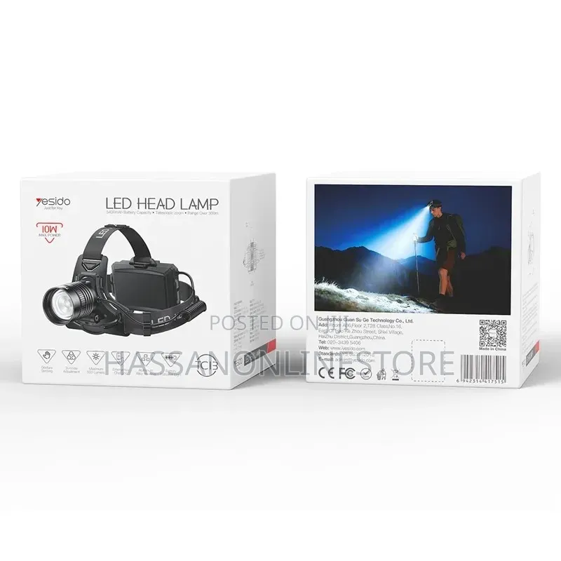 Yesido Tc13 Led Head Lamp