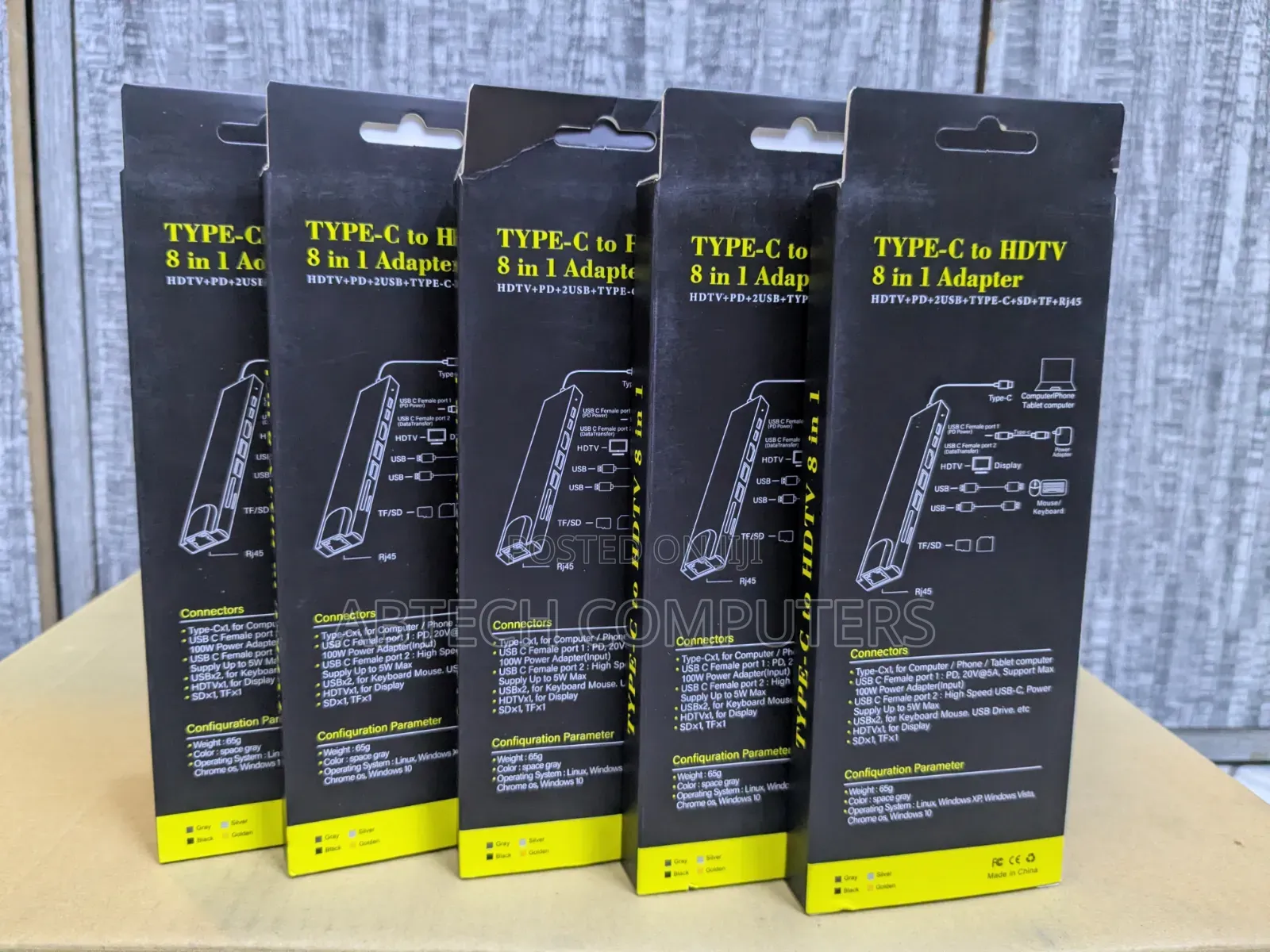 Type-C to HDTV 8 in 1