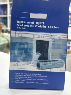 Rj45 and Rj11 Network Cable Tester