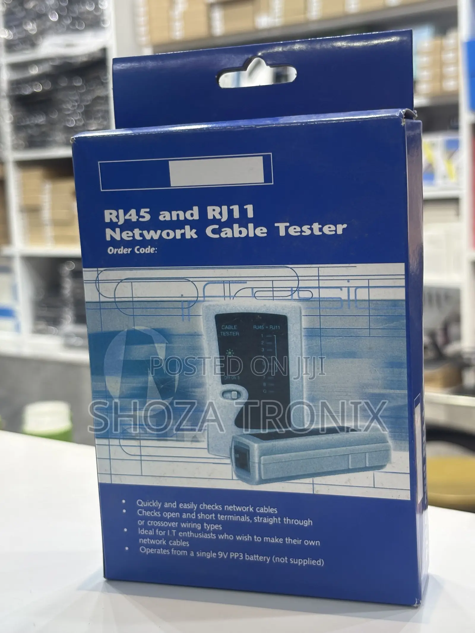 Rj45 and Rj11 Network Cable Tester