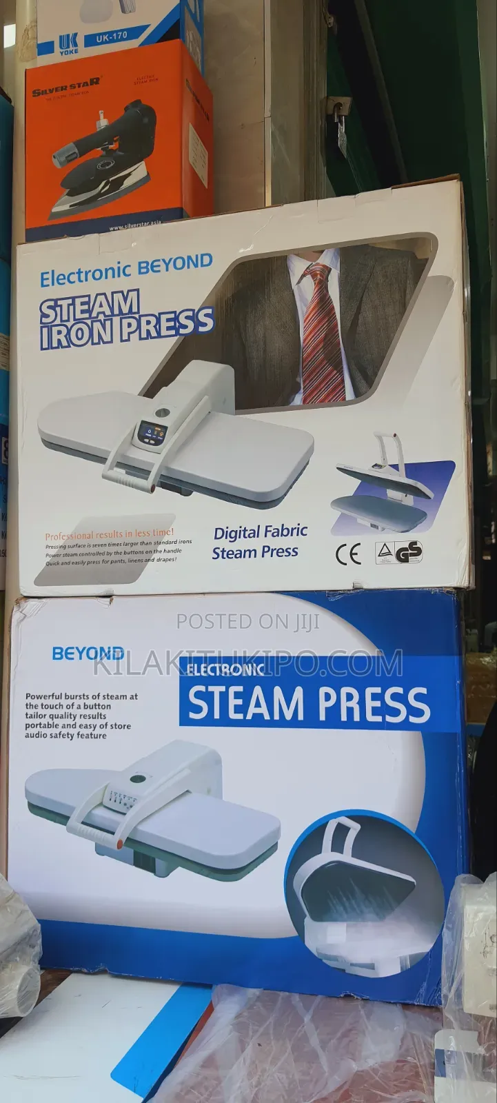 Electronic Steam Iron Press