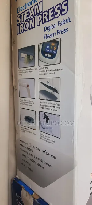 Electronic Steam Iron Press