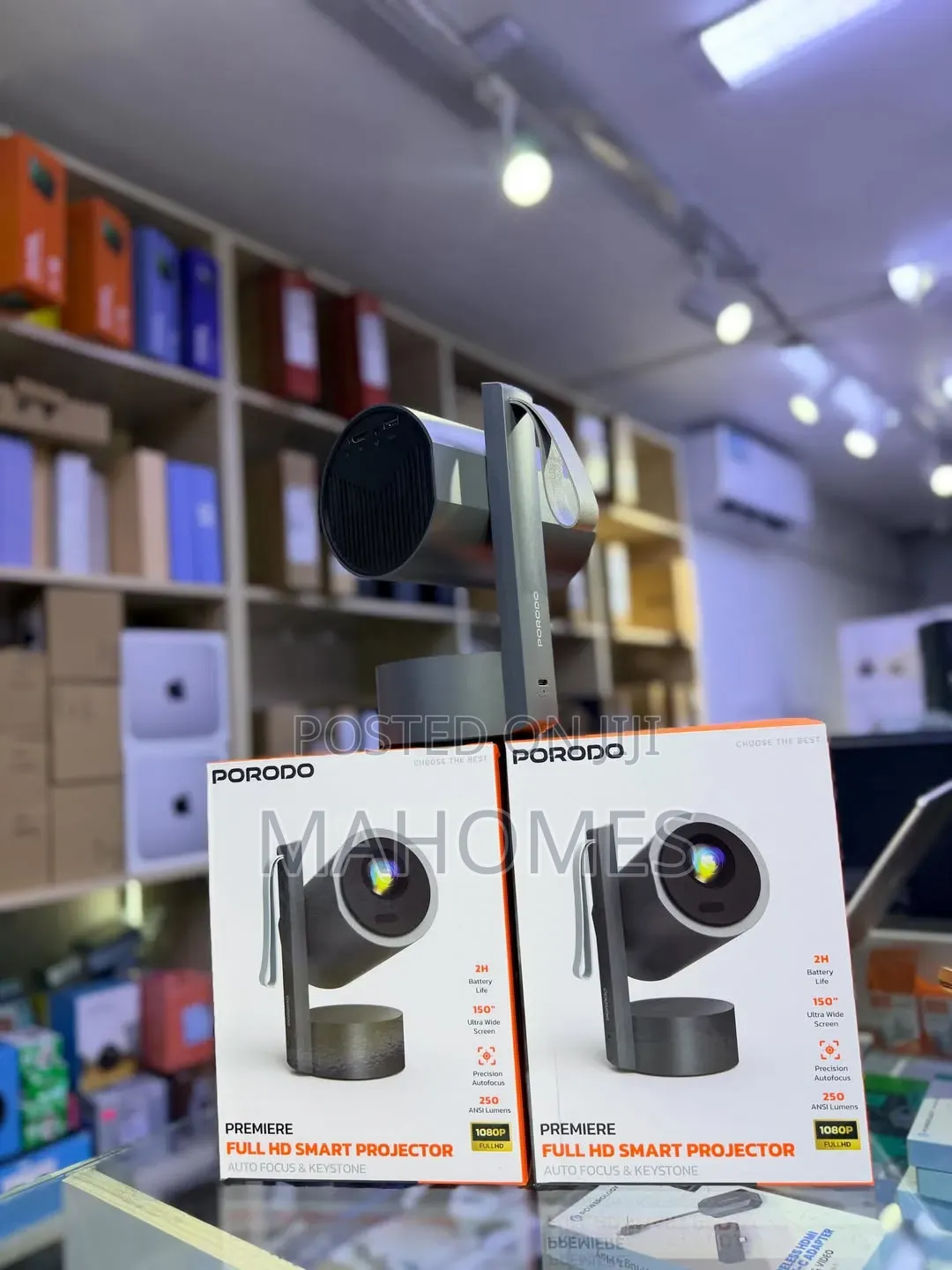 Rorodo Full Hd 150" Smart Projector With Better Life 2h