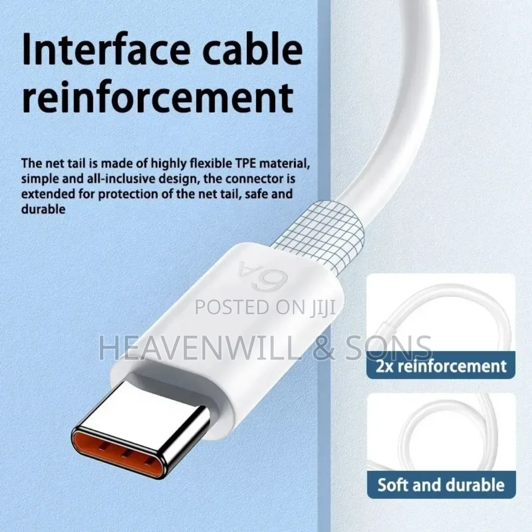 1m Usb-C Super Fast Charger Data Transfer Cable
