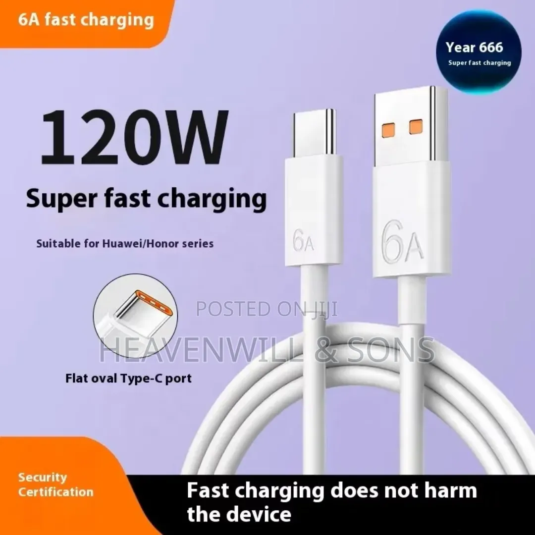 1m Usb-C Super Fast Charger Data Transfer Cable