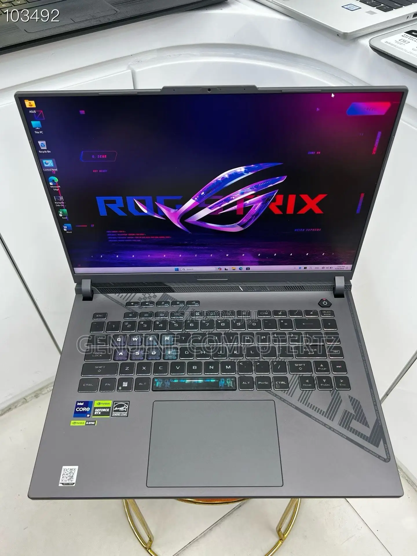 Laptop Asus ROG Strix G16 G614 16GB Intel Core i9 SSD 1T