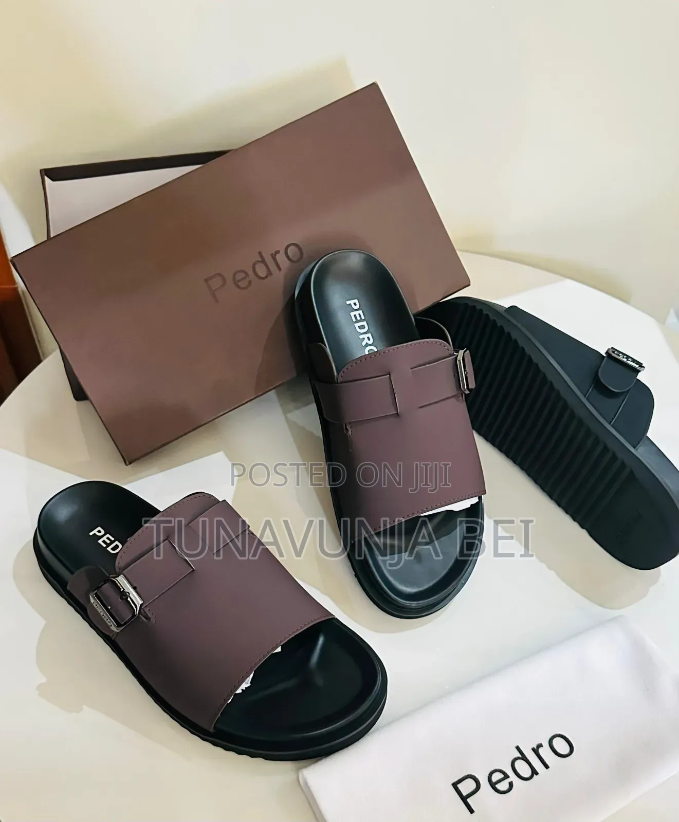 Pedro Leather Sandals Full Box 