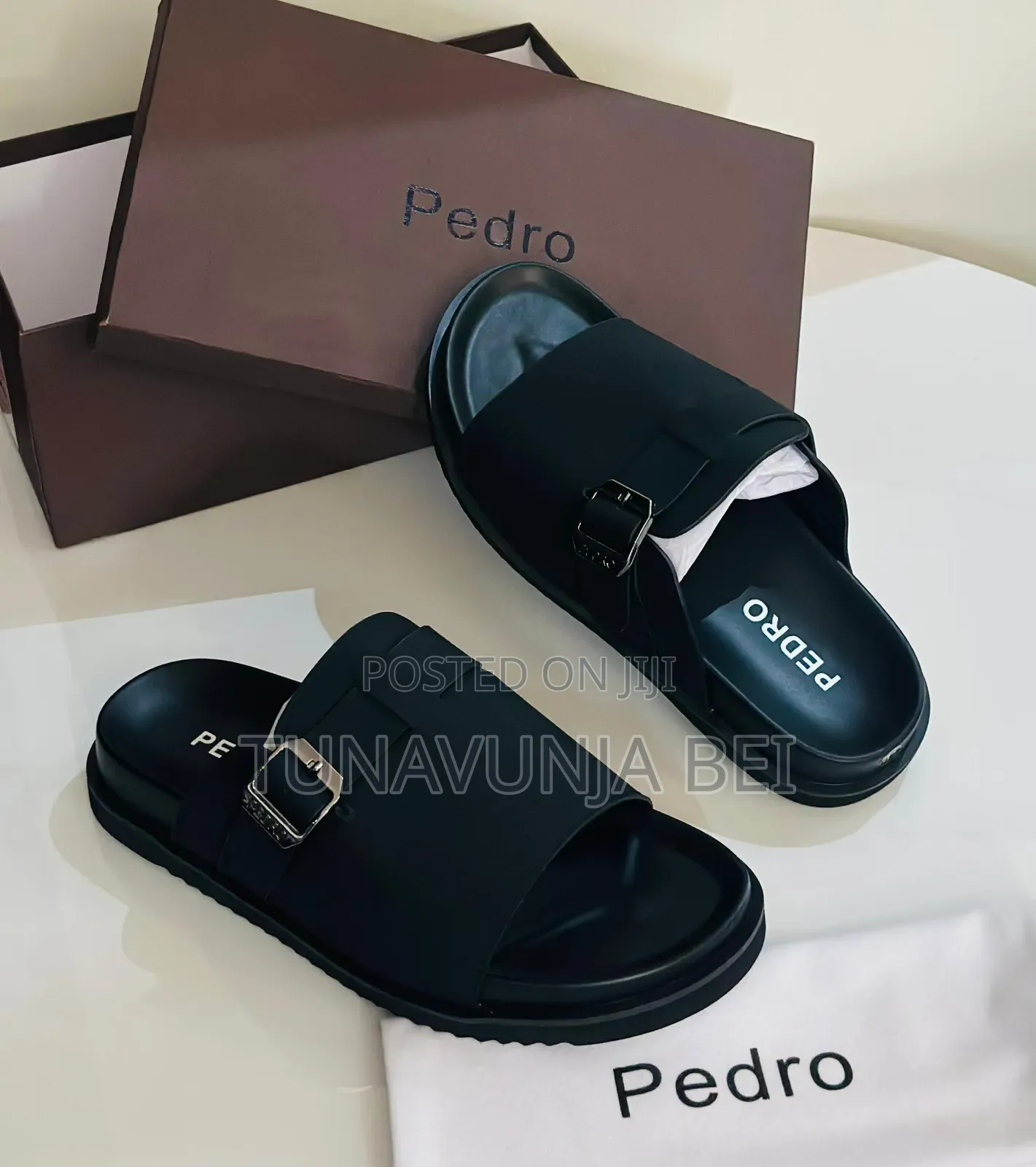 Pedro Leather Sandals Full Box 