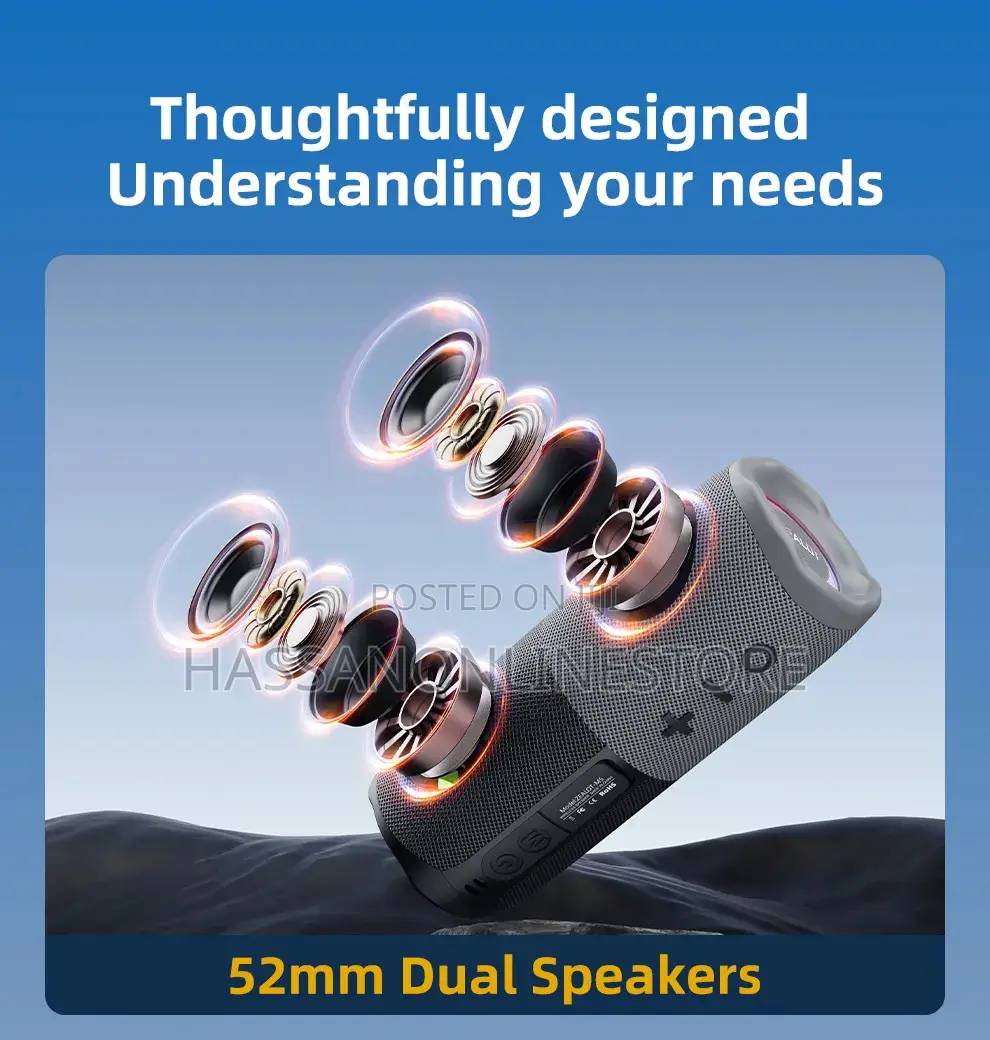 Zealot M5 2 in 1 Magnetic Bluetooth Speaker