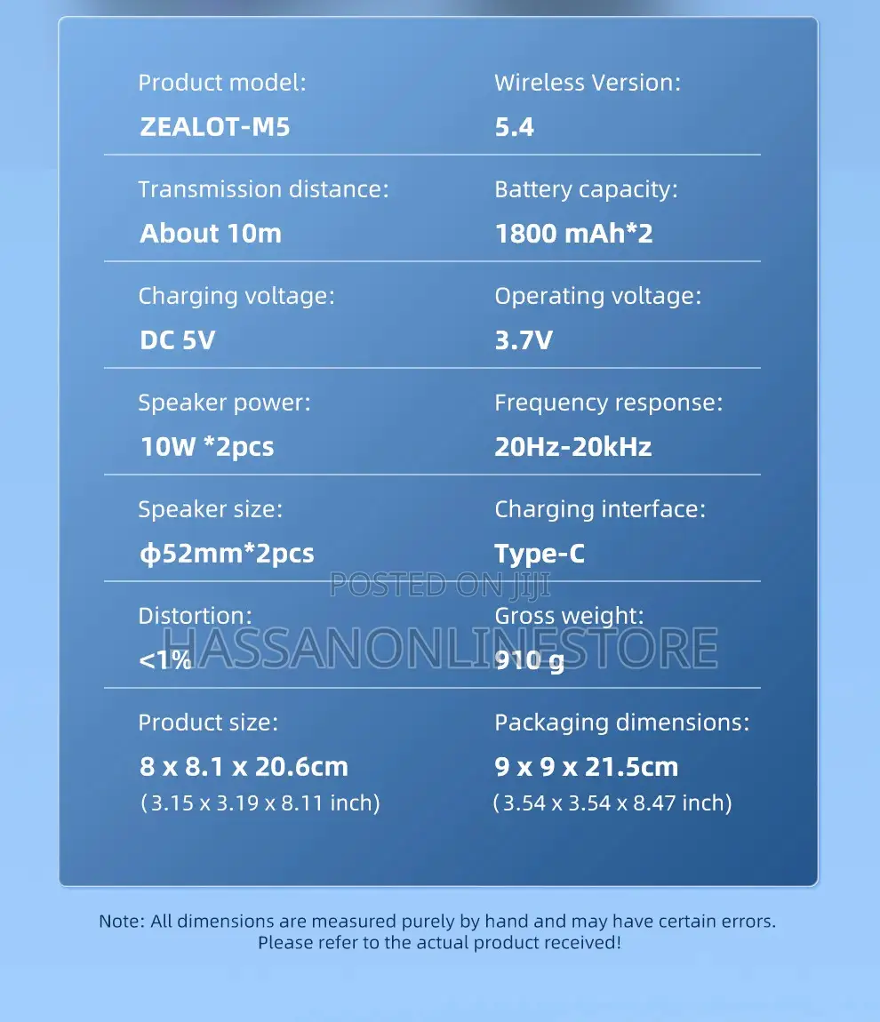Zealot M5 2 in 1 Magnetic Bluetooth Speaker