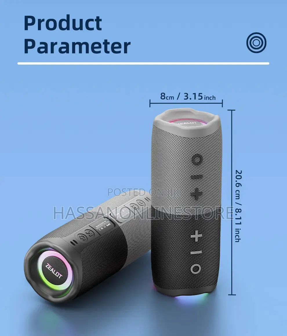 Zealot M5 2 in 1 Magnetic Bluetooth Speaker
