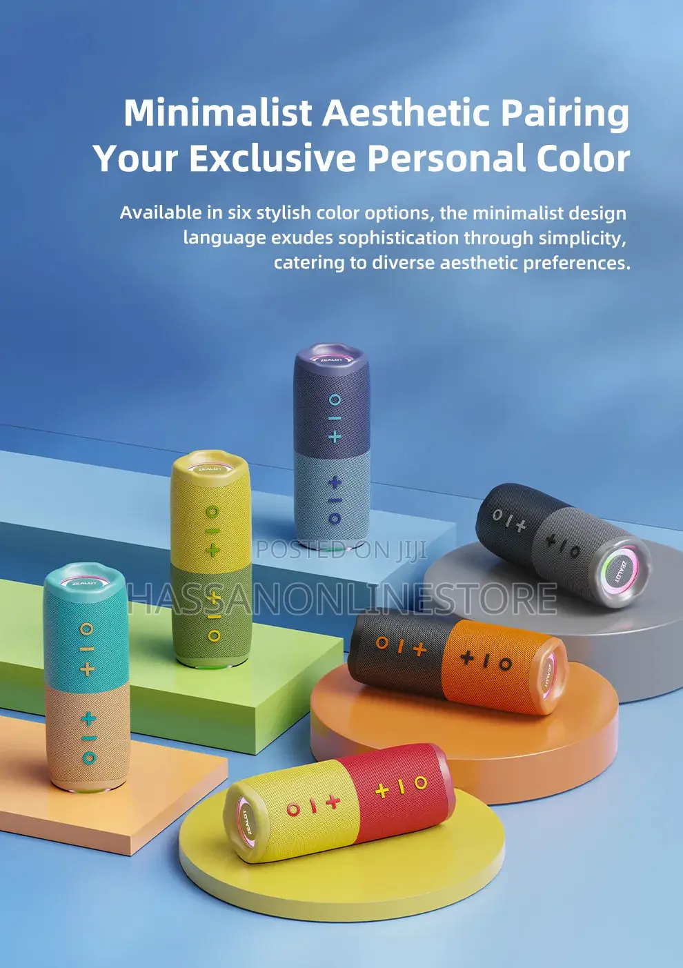 Zealot M5 2 in 1 Magnetic Bluetooth Speaker