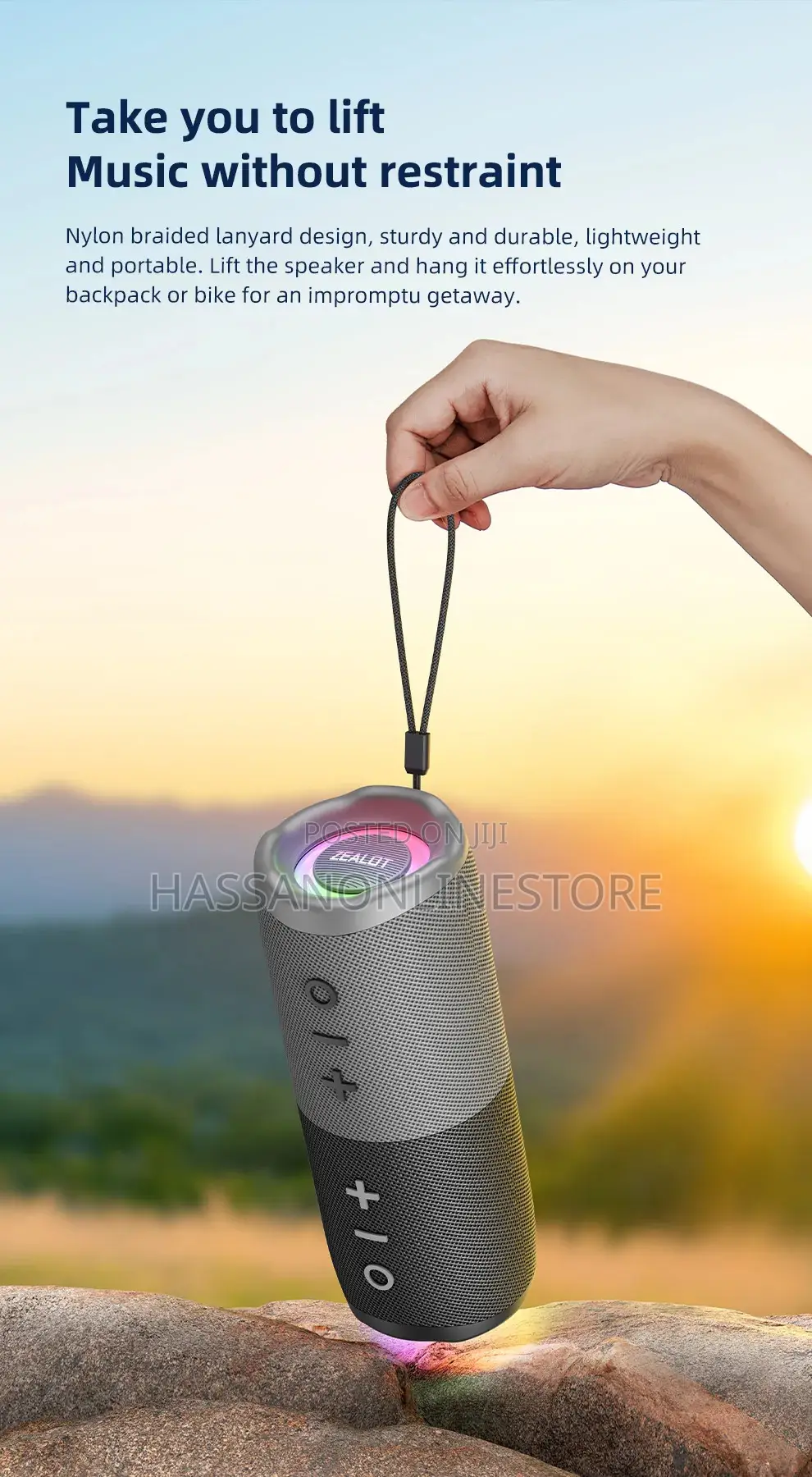 Zealot M5 2 in 1 Magnetic Bluetooth Speaker