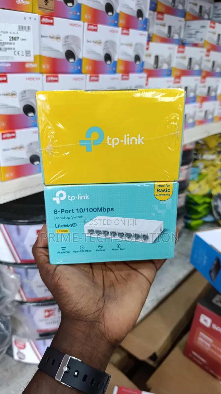 Tp-Link Ls1008 Desktop Switch 8 Port — Plug Play | Tz