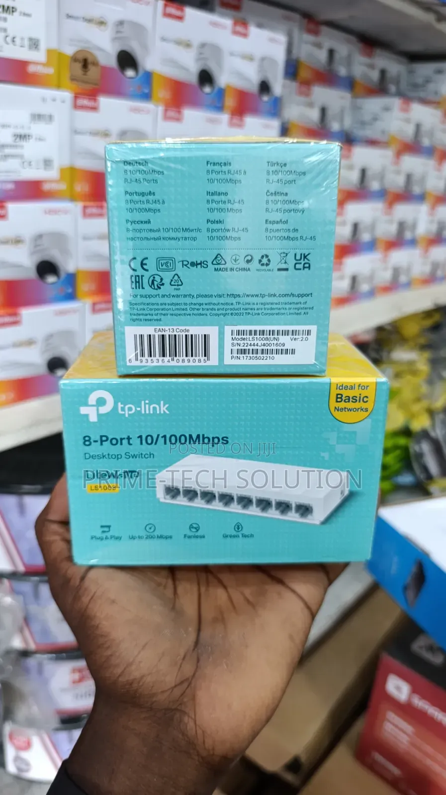Tp-Link Ls1008 Desktop Switch 8 Port — Plug Play | Tz