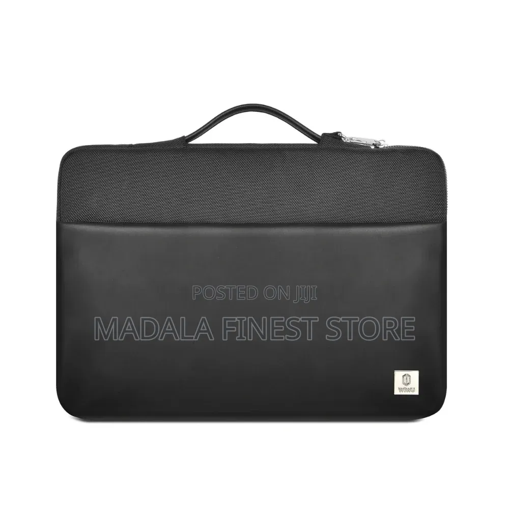 High-Quality Pure Leather Laptop Bag 14"