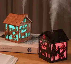 Christmas Cabin-Theme D Min Cool Mist Air Humidifiers and Aroma Difuse