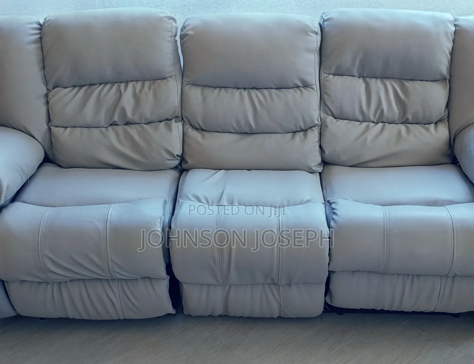 Premium Leather Recliner Sofa Suite (5-Seater Armchair)