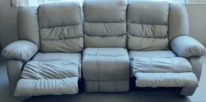 Premium Leather Recliner Sofa Suite (5-Seater Armchair)
