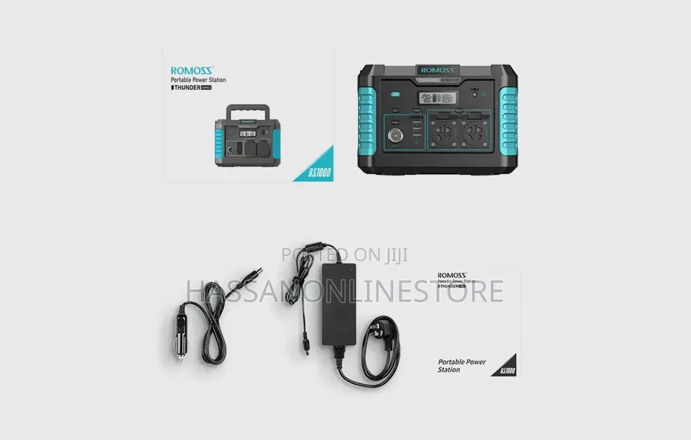 Romoss Rs1000 Thunder Series Portable Power Station, 1000w, 933wh