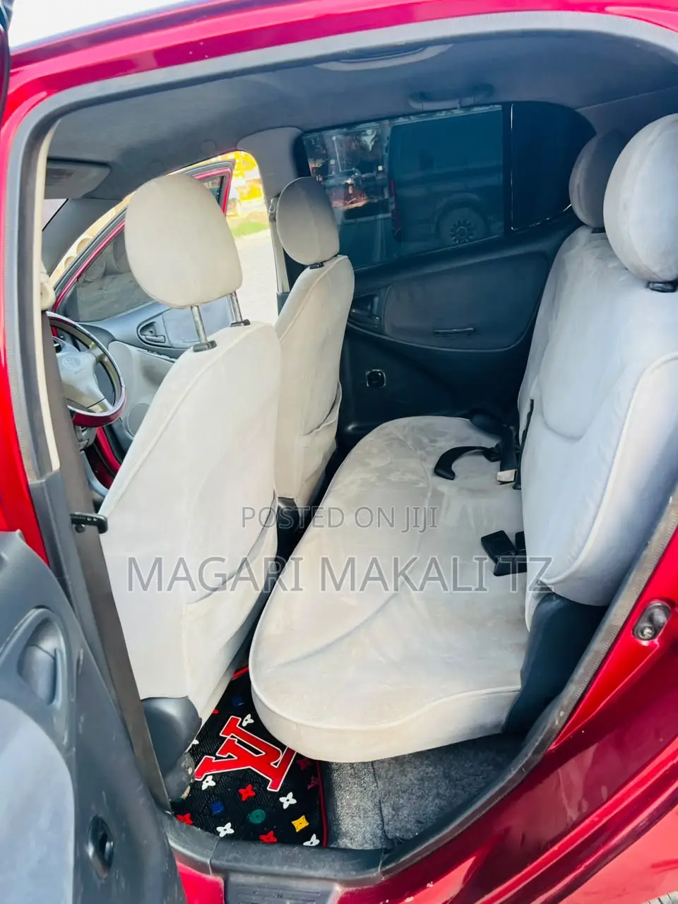 Toyota Vitz 1.3 AWD 3dr 2002 Red