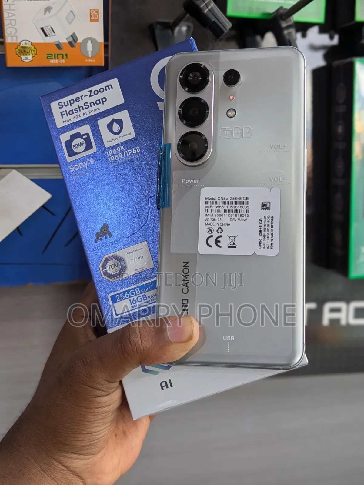 New Tecno Camon 50 Pro 256 GB White