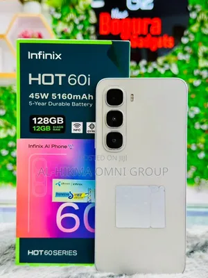 New Infinix Hot 60i 128 GB Silver