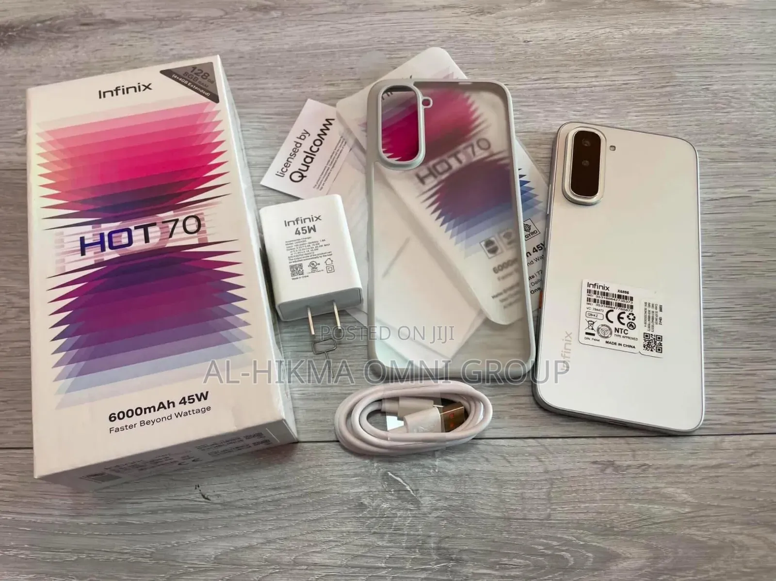 New Infinix Hot 70 128 GB White