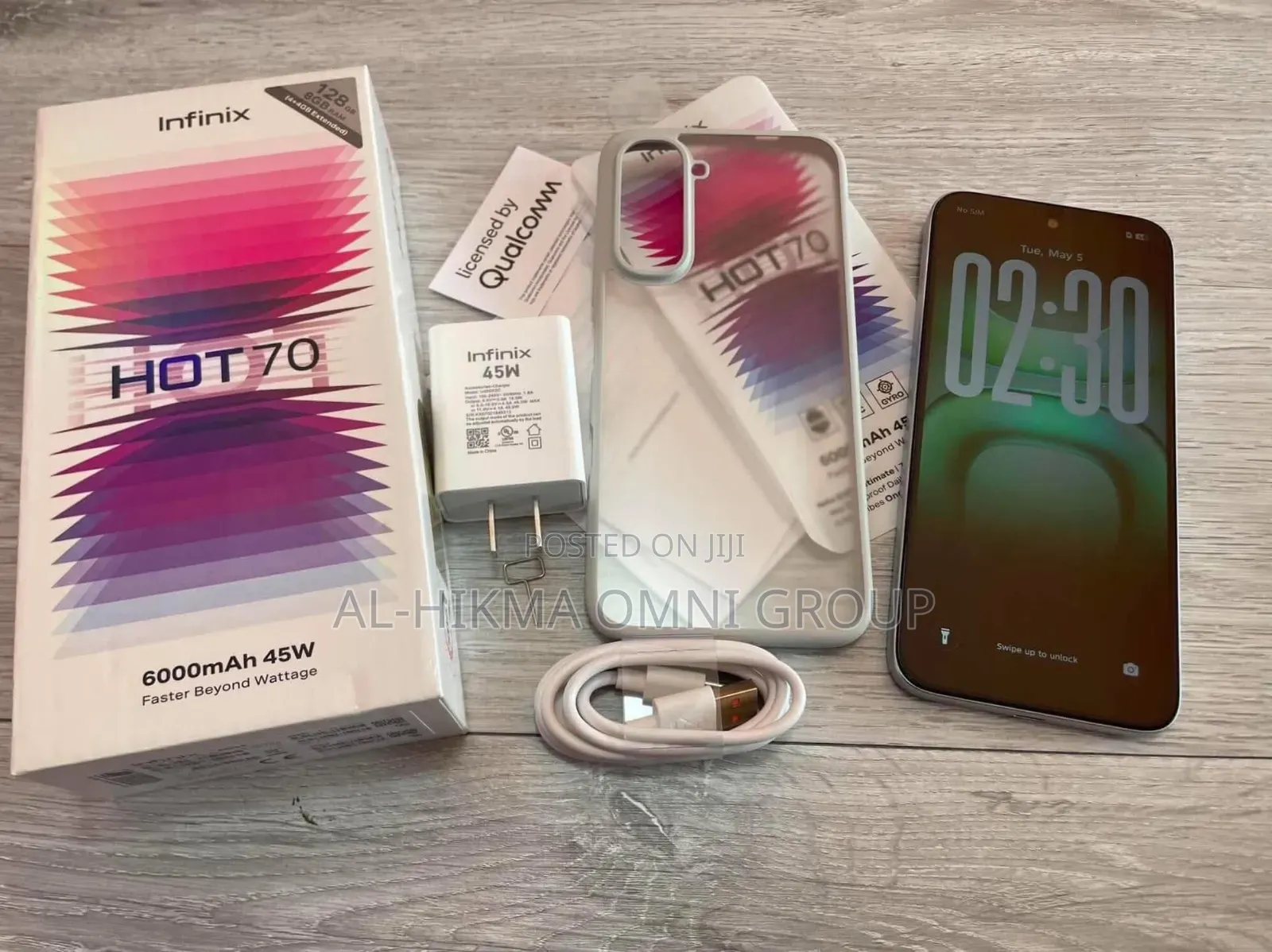 New Infinix Hot 70 128 GB White