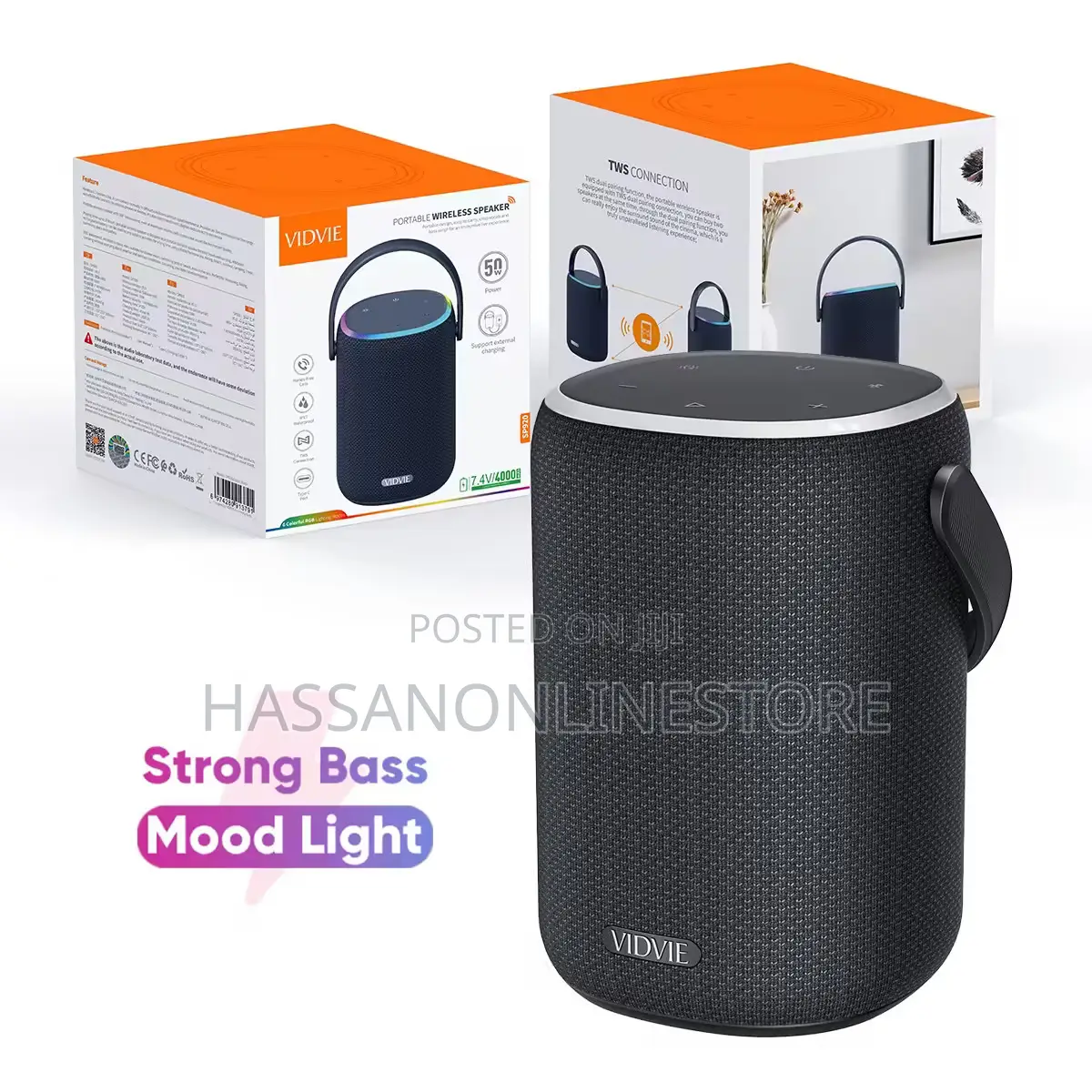 Vidvie Sp920 Portable Wireless Speaker