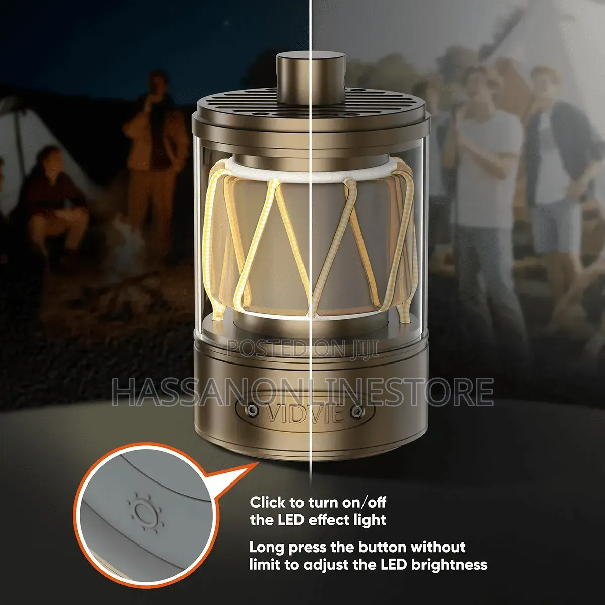 Vidvie Xl-Sp926 Outdoor Portable 10w Night Lights Wireless Speaker