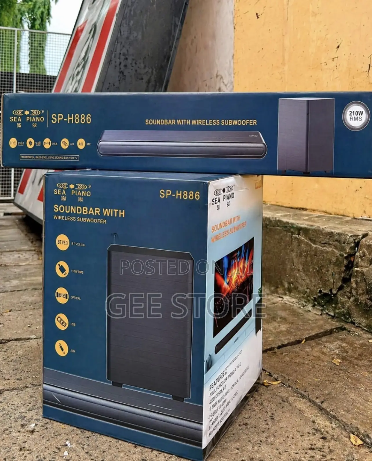 Sea Piano Soundbar Sp-H886